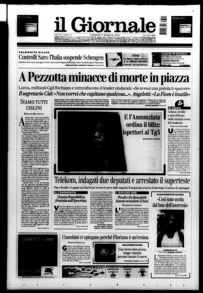 Il giornale : quotidiano del mattino